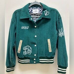 BDG green corduroy bomber jacket : WMNS : Worn once